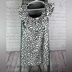Top shop dress polka dot size 6